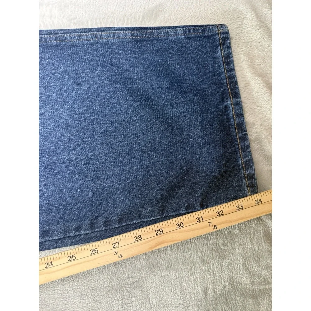 Round House Carpenter Jeans Men's 44x34 Blue Denim Made In USA Vintage